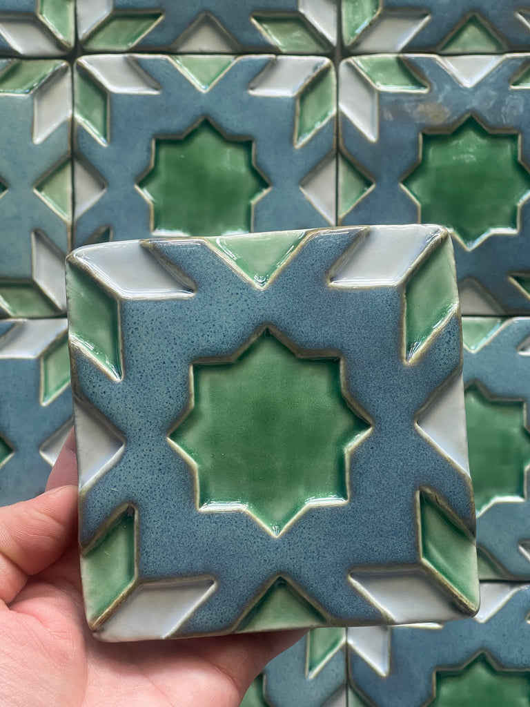 Moroccan Infinity Series 5x5 Geometric “Petite Star”