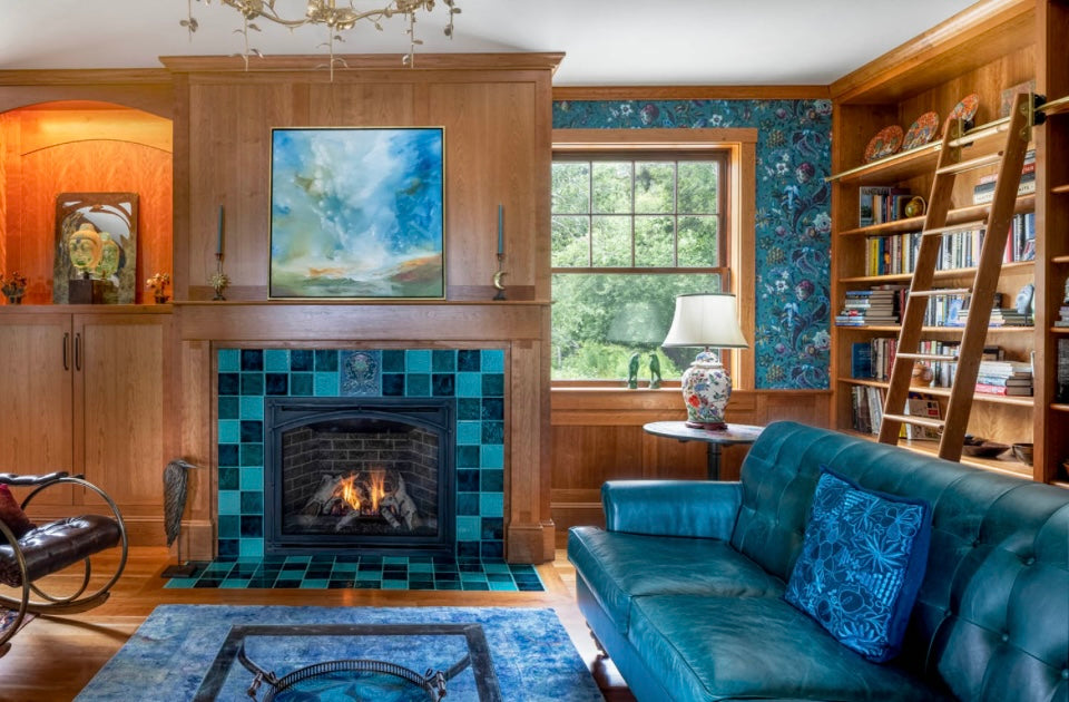 9x11 Thistle Art Tile