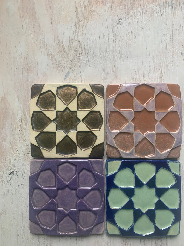 Moroccan Infinity Series Geometric 5x5 “Petite Flower”